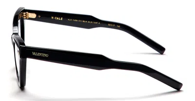 Valentino Eyewear Cat-eye Frame Glasses In Black