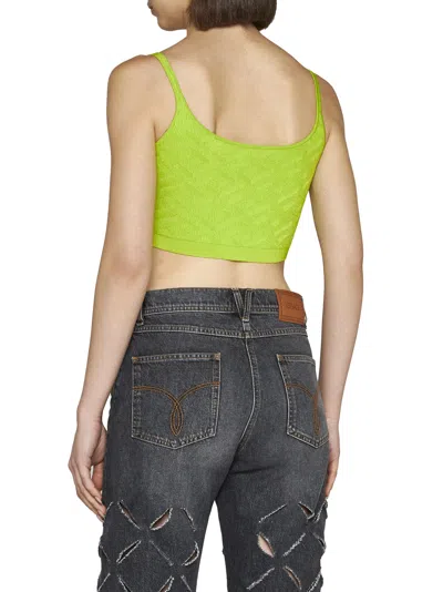 Versace Green Medusa Camisole In Green