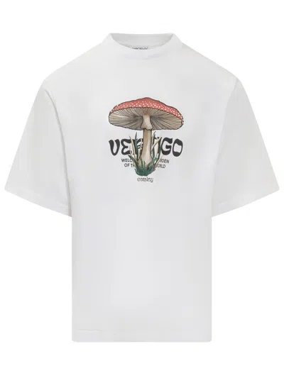 Marcelo Burlon County Of Milan Graphic-print Organic-cotton T-shirt In White