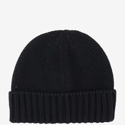 Woolrich Logo Intarsia Knit Beanie