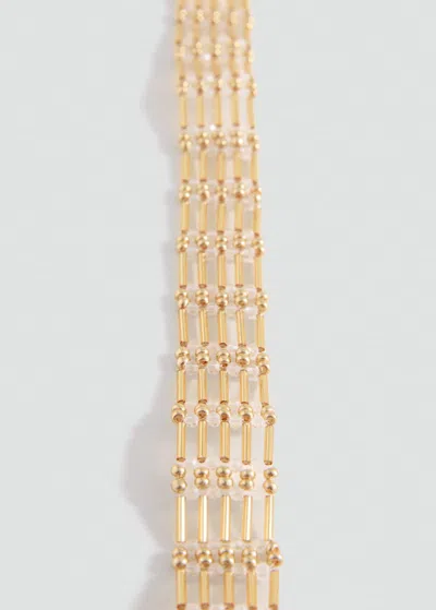 Mango Teen Collier Ras-de-cou Or - Fille - Taille Unique -