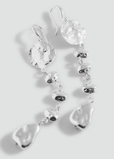 Mango Teen Boucles D'oreilles Combinées Argent - Fille - Taille Unique -