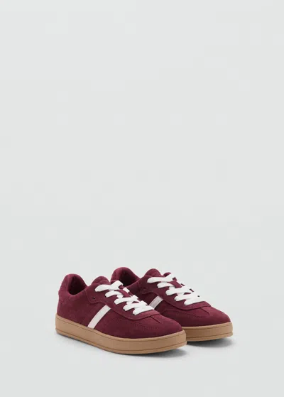 Mango Tennis Combinées Cuir Bordeaux - Enfants - 37 -  Kids