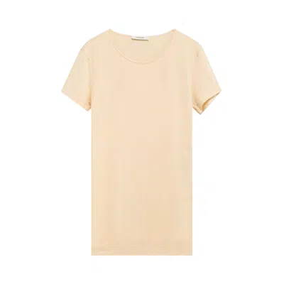 Pre-owned Lemaire Fitted T-shirt 'ice Apricot' | Orange | Women's Size S