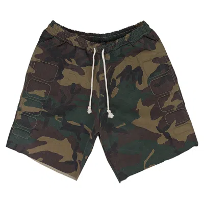 Pre-owned Satoshi Nakamoto Moto Shorts 'camo' | Green | Men's Size L