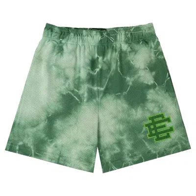 Pre-owned Eric Emanuel Ee Basic Short 'green Tie Dye' | Men's Size Xxl