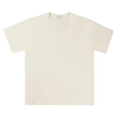Pre-owned Lemaire Rib T-shirt 'light Cream' | Women's Size Xs In White