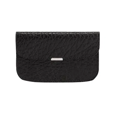 Pre-owned Lemaire Soft Tab Card Holder Coin Purse 'black' | Men's Size Onesize