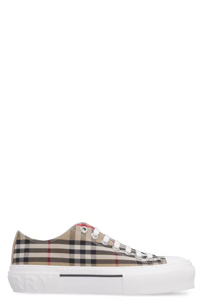 Burberry Women Printed Canvas Sneakers
