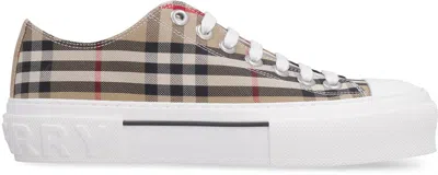 Burberry Women Printed Canvas Sneakers