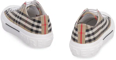 Burberry Women Printed Canvas Sneakers