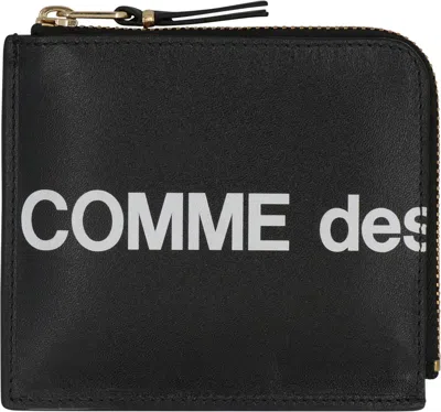 Comme Des Garçons Wallet Leather Wallet In Black