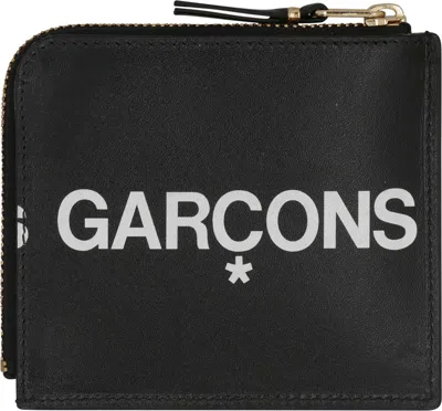 Comme Des Garçons Wallet Leather Wallet In Black