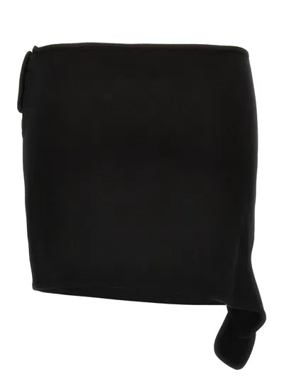 Courrèges Skirts Blacks And Greys In Black
