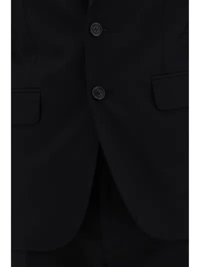 Dsquared2 Paris Stretch Wool Suit In Black