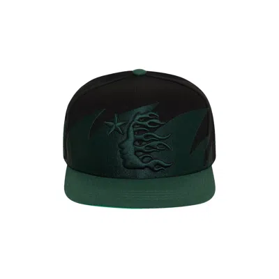 Pre-owned Hellstar Sharkteeth Snapback Hat 'black/green' | Multi-color | Men's Size Onesize