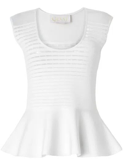 Genny Peplum-hem Top