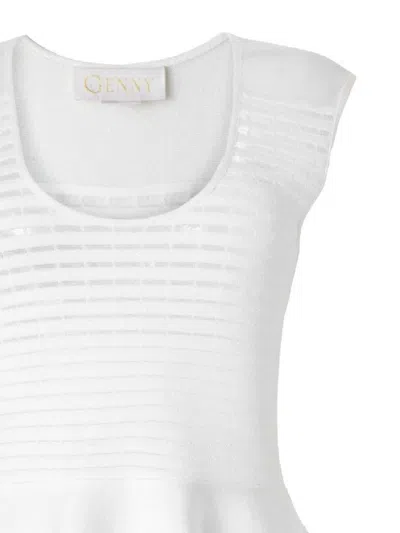 Genny Peplum-hem Top