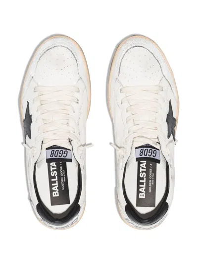 Golden Goose Ballstar Nappa Upper Leather Star And Heel Crack Toe And Spur