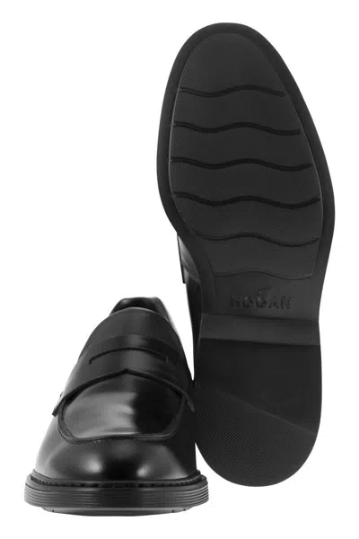 Hogan H576 Moccasins In Black