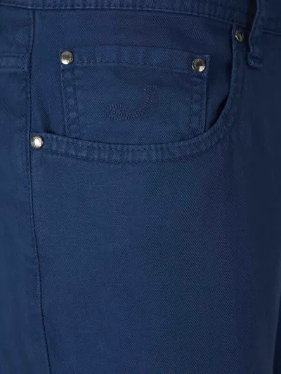 Jacob Cohen Belt-loop Jeans In Blue