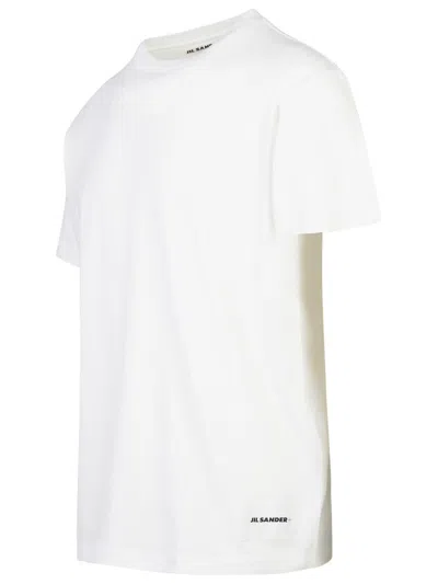 Jil Sander Short Sleeve Crewneck Logo Patch T-shirt - Pack Of 3