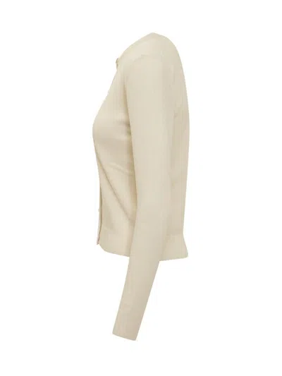 Jucca Crewneck Cardigan In Neutral