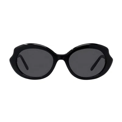 Loewe Lw40147i Slim 01a Nero Sunglasses In Yellow