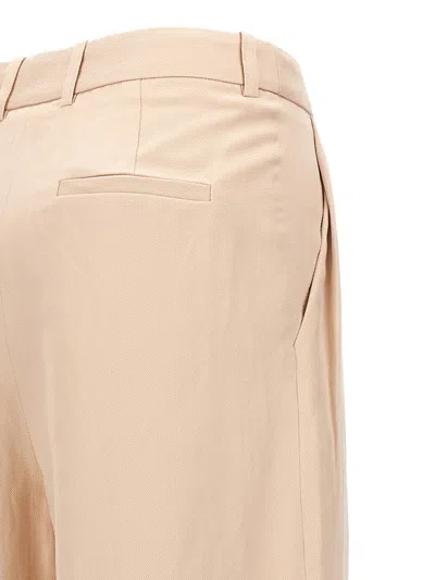 Loulou Studio Black Cotton Blend Idai Palazzo Pant In Neutral