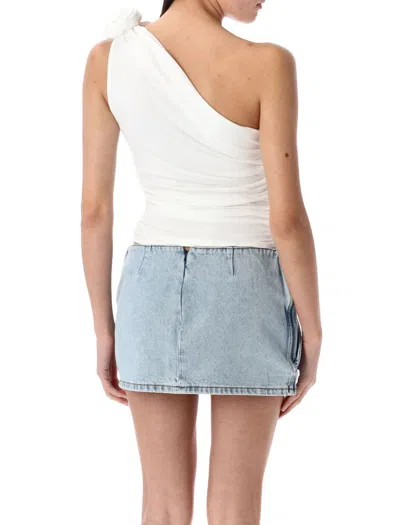 Magda Butrym One-shoulder Top In White
