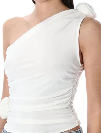 Magda Butrym One-shoulder Top In White