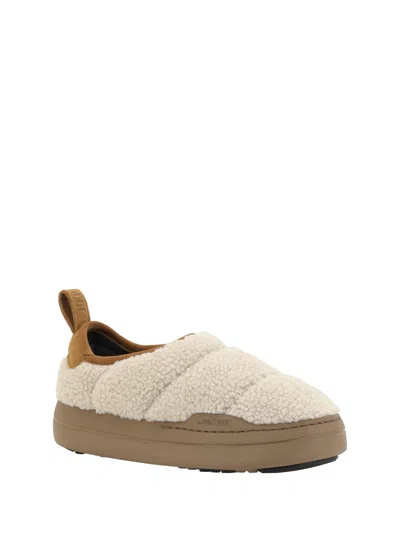 Moon Boot Sand Teddy Fabric Mb Park Puffer Slip On