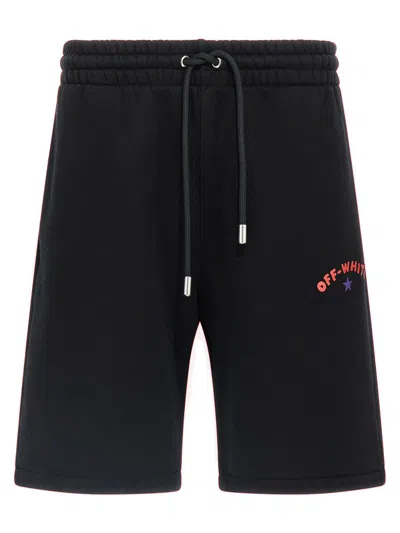 Off-white Off White 'star Arrow Skate' Bermuda Shorts In Black