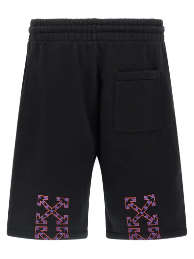 Off-white Off White 'star Arrow Skate' Bermuda Shorts In Black