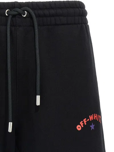 Off-white Off White 'star Arrow Skate' Bermuda Shorts In Black