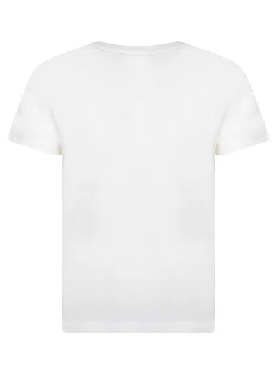 Pinko Embellished Love Birds T-shirt In White