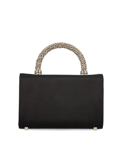 Roger Vivier Jewel Mini Embellished Satin Tote