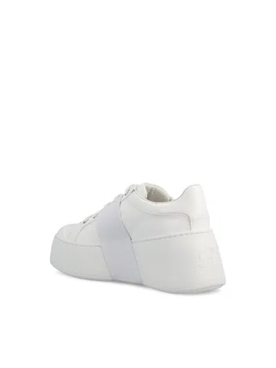Roger Vivier Women Viv Skate High Leather Sneakers In Multi