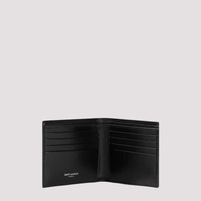 Saint Laurent Ysl Credit Card Holder In Black