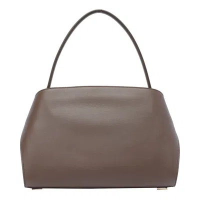Ferragamo Structured Silhouette Shoulder Bag With Top Handle