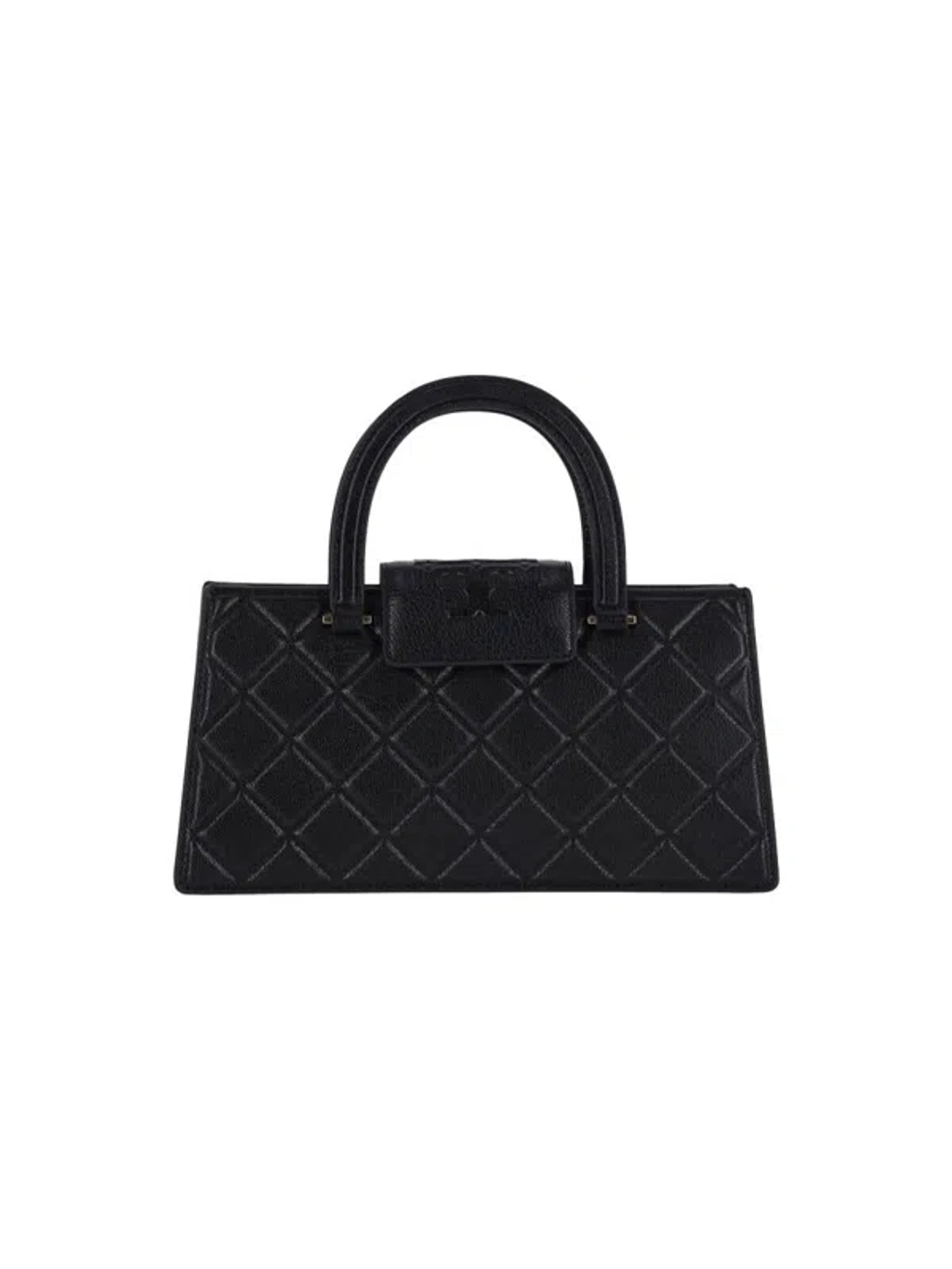 トートバッグ Tory Burch Quilted Goat Leather Handbag Tory Burch Quilted Goat Leather Handbag In Black | ModeSens