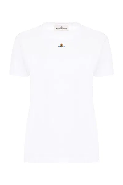 Vivienne Westwood Cotton Crew-neck T-shirt In White