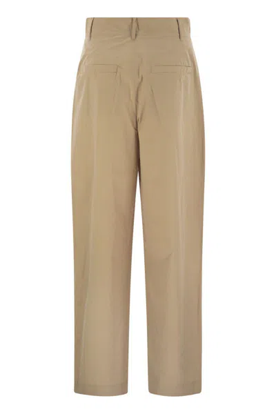 Weekend Max Mara 'artur1234' Pleated Front Trousers In Brown