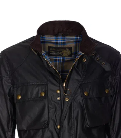 Belstaff Trialmaster Motorcycle Jacket In Green