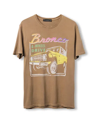 Junk Food Clothing Unisex Ford Bronco 4-wheel Drive Vintage Tee In Brown