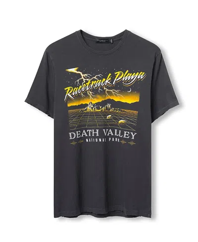 Junk Food Clothing Unisex Death Valley Vintage Tee In Gray
