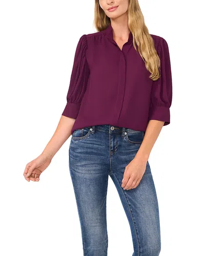 Cece Puff Sleeve Button-up Shirt