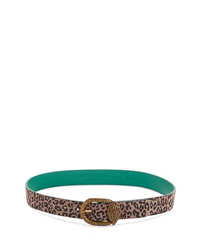 Kurt Geiger Women's Mayfair Suede Belt In Brown