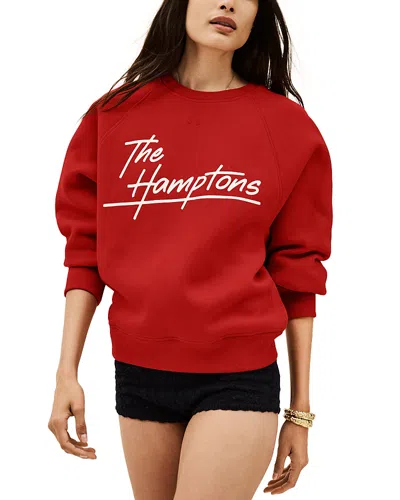 Ba&sh Ba & Sh The Hamptons Graphic Sweatshirt In Red