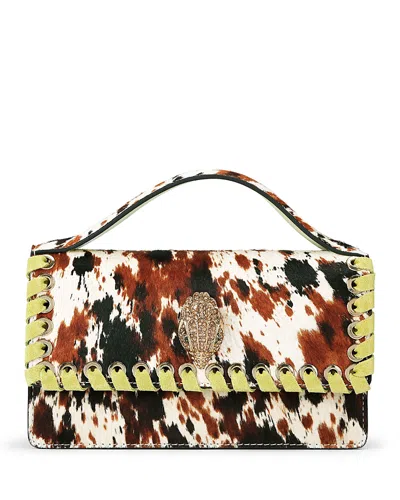 Kurt Geiger Small Bond Top Handle Bag In Brown